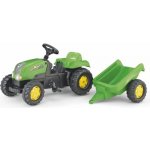 Šlapací traktor Rolly Kid s vlečkou zelený – Sleviste.cz