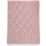 Pletená deka starorůžová – Zboží Dáma