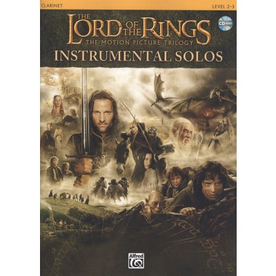 LORD OF THE RINGS INSTRUMENTAL SOLOS + CD / klarinet