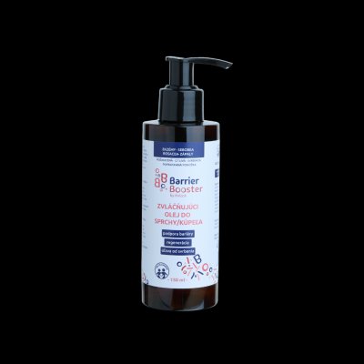 Kvitok Barrier Booster Zvláčňující olej do sprchy a koupele (150 ml) pro hedvábně jemnou pokožku – Sleviste.cz