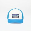 Kšíltovka Patagonia P-6 Logo Trucker Hat White w/Vessel Blue