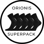 Voxx ORIONIS SUPERPACK antibakteriální merino ponožky se stříbrem černá – Hledejceny.cz