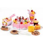 Delicious KX9745 narozeninový dort na krájení s průměrem 14 cm 75 dílů – Zboží Dáma