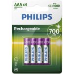 Philips AAA 700mAh 4ks R03B4A70/10 – Zboží Mobilmania