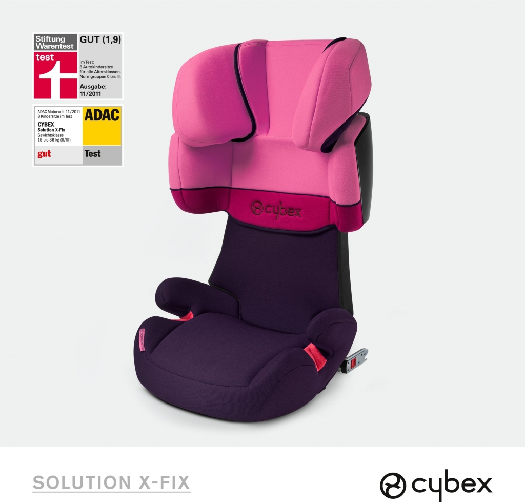 Všechny recenze Cybex Solution X-Fix 2013 Candy Colours - Heureka.cz