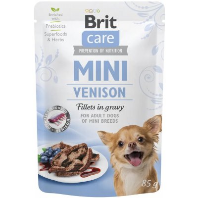 Brit Care Mini Venison fillets in gravy 24 x 85 g – Zboží Mobilmania