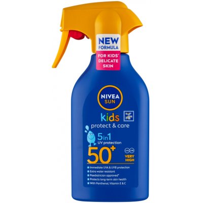 Nivea Sun Protect & Care Dětský sprej na opalování SPF50+ 270 ml – Zbozi.Blesk.cz