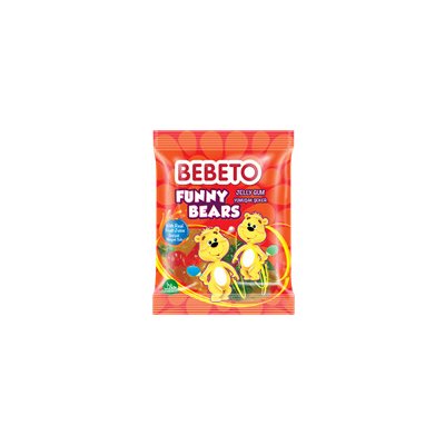 BEBETO FUNNY BEARS - želé medvědi 80 g – Hledejceny.cz