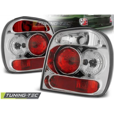 ZADNÍ SVĚTLA, LAMPY VOLKSWAGEN POLO 6N, 1994-1999, ČIRÉ, CHROM – Hledejceny.cz