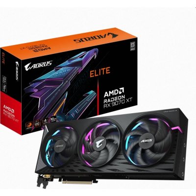 Gigabyte AORUS Radeon RX 9070 XT ELITE 16GB GV-R9070XTAORUS E-16GD – Zboží Živě