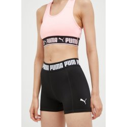 Puma Tréninkové šortky Strong s potiskem high waist 521651 černá