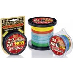 WFT šňůra NEW KG Strong Multicolor 300m 0,32mm 51kg – Zboží Dáma