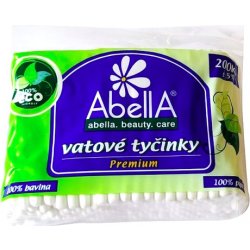 AbellA Premium ECO Vatové tyčinky sáček, 200 ks