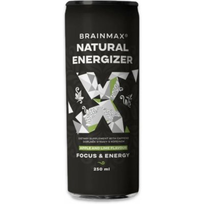 BrainMax Natural Energizer Jablko Limetka 250 ml – Zboží Dáma BrainMax Natural Energizer Jablko Limetka 250 ml – Zboží Dáma