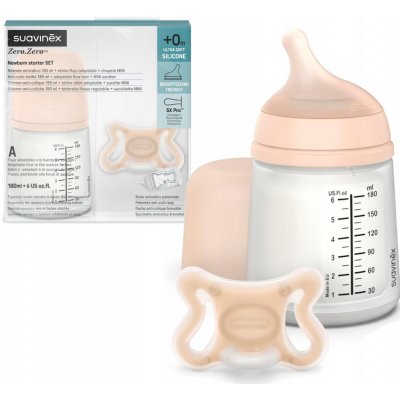 Suavinex antikoliková lahvička Zero AU bílá 180ml – Sleviste.cz