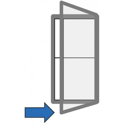 Corping Venkovní vitrína magnetická, jednokřídlá, 550 x 400 mm – Hledejceny.cz