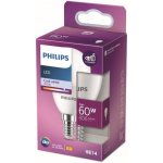 Philips LED žárovka E14 7W/60W 806lm 4000K matná – Sleviste.cz