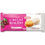 Klasa Linecké rohlíčky v jogurtové polevě s višňovou náplní 210 g – Hledejceny.cz