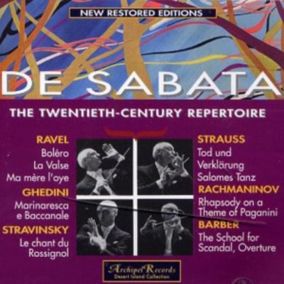 De Sabata conducts 20th Century Masterworks