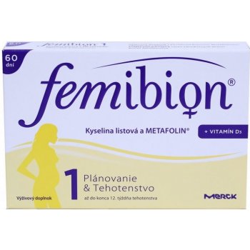 Femibion 1 800 Kyselina listová a Metafolin s Vitamínem D3 67 tablet