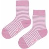 Emel Dětské bavlněné ponožky Proužek Růžová