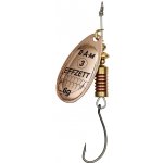 DAM Effzett třpytka Spinner With Single Hooks Sinking Copper vel.1 3 g – Zboží Dáma
