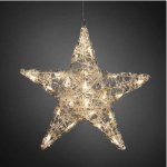 Exihand Hvězda 5 cípá 6102-103 24 LED teple bílá průměr 40 cm – Hledejceny.cz