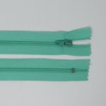 Spirálový zip, šíře 3 mm, délka 45 cm, tyrkysová – Hledejceny.cz