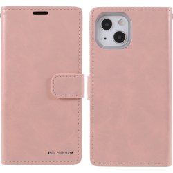 Pouzdro Mercury Bluemoon Diary iPhone 13 Rose