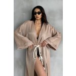 Satén Noir kimono bílé – Zboží Dáma