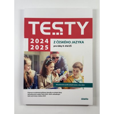 Testy 2024-2025 z českého jazyka pro žáky 9. tříd ZŠ - Michala Vacíková; Lucie Peštuková; Julie Nováková – Hledejceny.cz