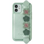Kingxbar Sweet Series gelový zdobené originálními Swarovski krystaly s podstavcem iPhone 12 mini zelené – Hledejceny.cz