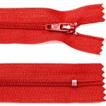 Spirálový zip no.3 nerozepínací 55cm - více barev color: 548 červená – Hledejceny.cz