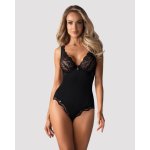 Body Obsessive Luvae teddy, černá – Zboží Dáma