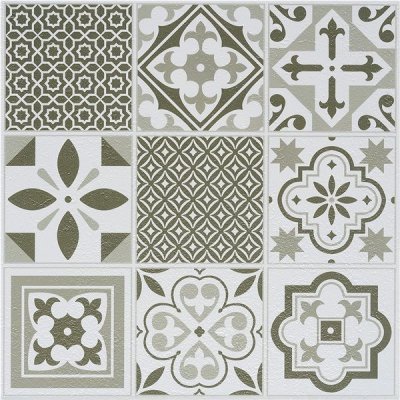 D-C-Home Classic 274-5070 30,5 cm x 30,5 cm Barcelona s orientálním vzorem zelené 1 m² – Sleviste.cz