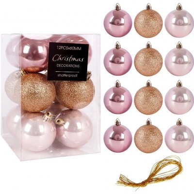 Home Styling Collection Vánoční koule Ø 6 cm sada 12 ks zlaté – Hledejceny.cz