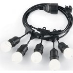 Venkovní závěsný světelný řetěz Ideal Lux Fiesta SP5 nero 159836 černý – Hledejceny.cz