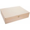 Úložný box ČistéDřevo Dřevěná krabička XV