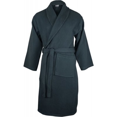 The One Towelling Vaflový župan anthracite – Zboží Dáma