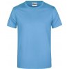 Pánské Tričko Pánské tričko Basic 180 JN790 Modrá nebeská