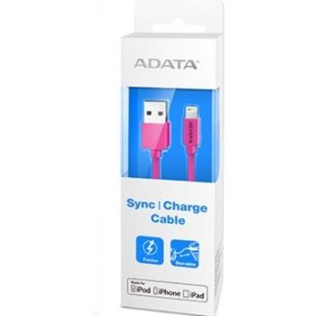 ADATA AMFIAL-100CMK-CPK Lightning USB A 2.0, 100cm, plastový, růžový