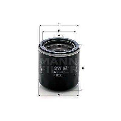 MANN-FILTER MW64 pro vozy KAWASAKI MOTORCYCLES;SUZUKI MOTORCYCLES;TRIUMPH MOTORCYCLES;YAMAHA MOTORCY – Hledejceny.cz