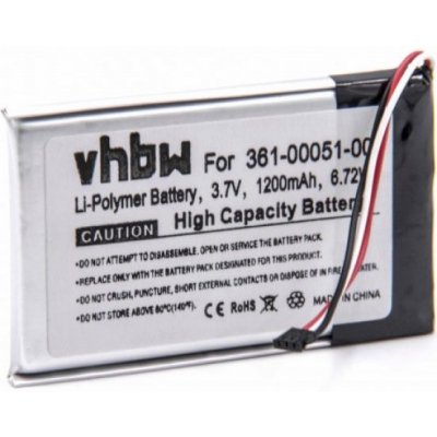 VHBW Baterie pro Garmin Nüvi 2660 / 2669, 1200 mAh - neoriginální
