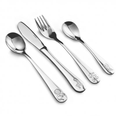 Lamart LT5005 Dětský příbor set 4 ks – Zboží Dáma