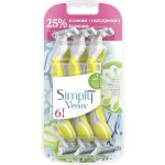 Gillette Simply Venus 3 Plus Yellow 6 ks – Hledejceny.cz