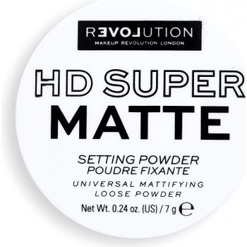 Revolution Sypký matující pudr Super HD Matte Setting Powder 7 g