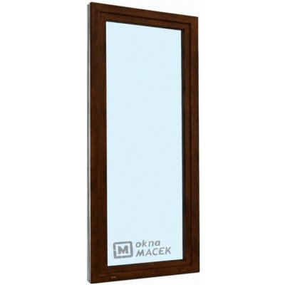 Kömmerling balkonové dveře 70 AD OS levé tmavý dub/bílá 70 x 200 cm jednostranná klika + madýlko + PVC rám – Hledejceny.cz