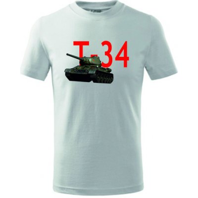 tričko Tank T 34 bílá