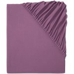 Livarno home Žerzejové napínací prostěradlo lila fialové 180-200x200 – Sleviste.cz
