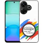 mmCase na Xiaomi Redmi 13 4G/Poco M6 4G - žena ví všechno bílé pozadí – Zboží Živě